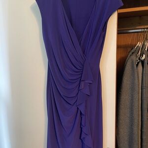 American Living Asymmetrical Purple Dress